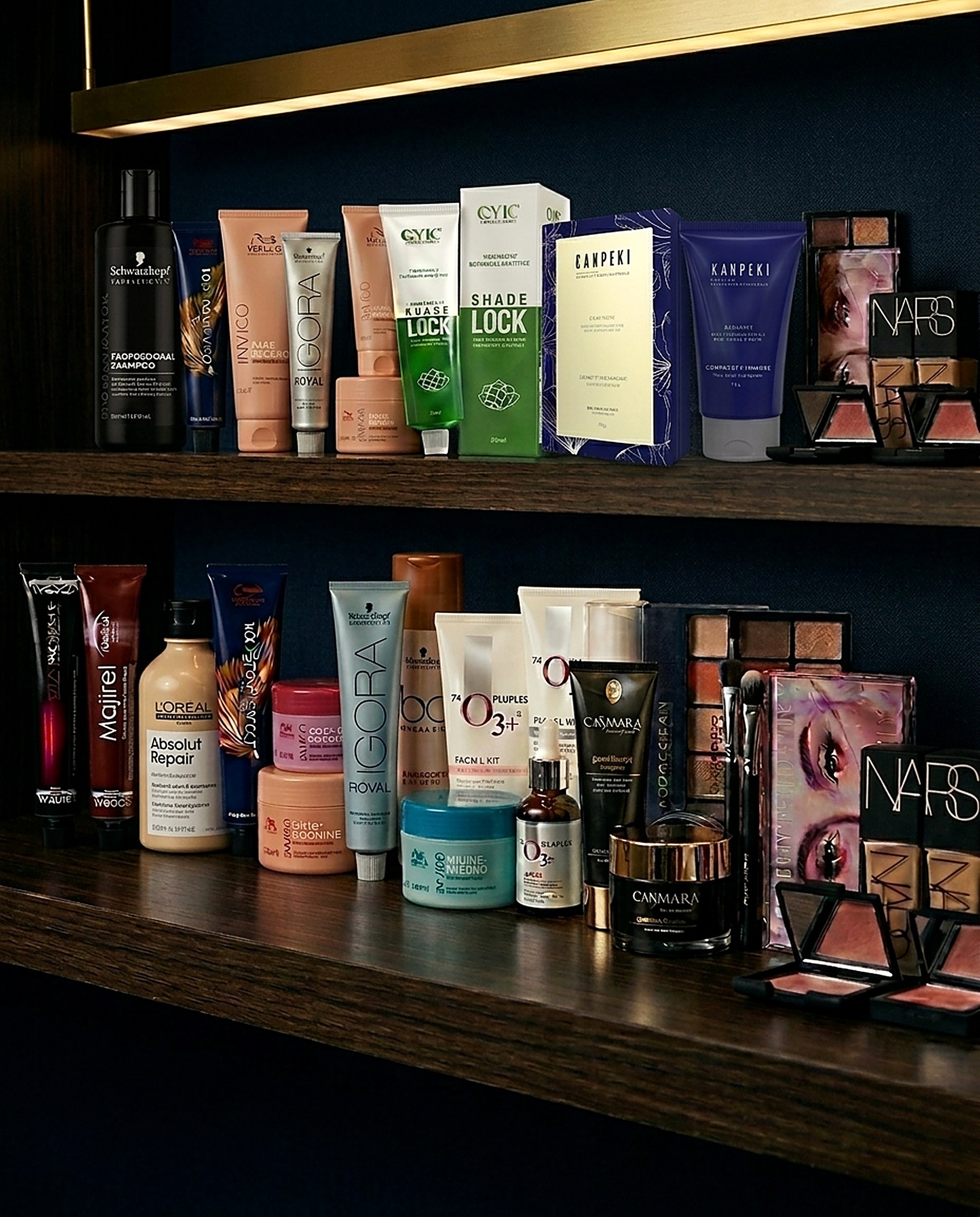 Professional salon brands lined up for evaluation